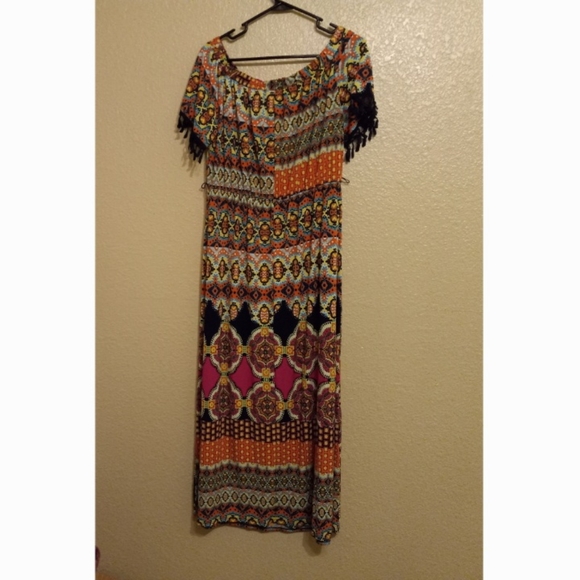 Elie McCarthy Colorful Striped Maxi Dress - Picture 4 of 4